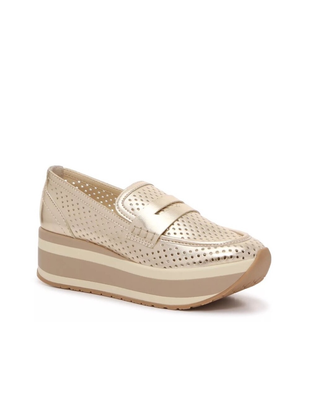 NWT⛱️Dolce Vita - Gold Janine Platform Slip-On - 7.5